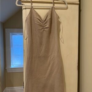 Gold Mini Dress